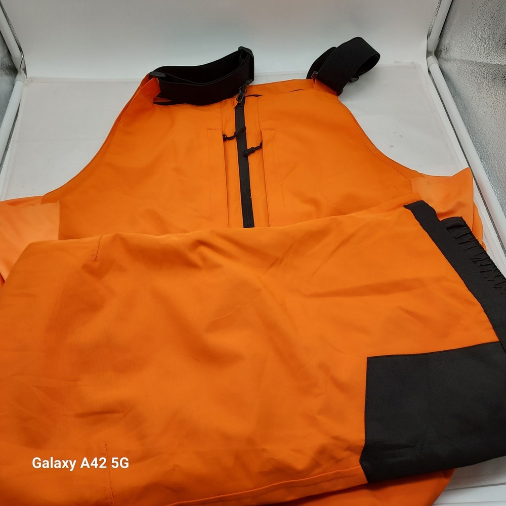 Free Soldier Mens XL Orange Insulated Bib Snow Pants Ski Snowboard FA151507